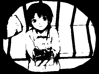 Lain giving cookies